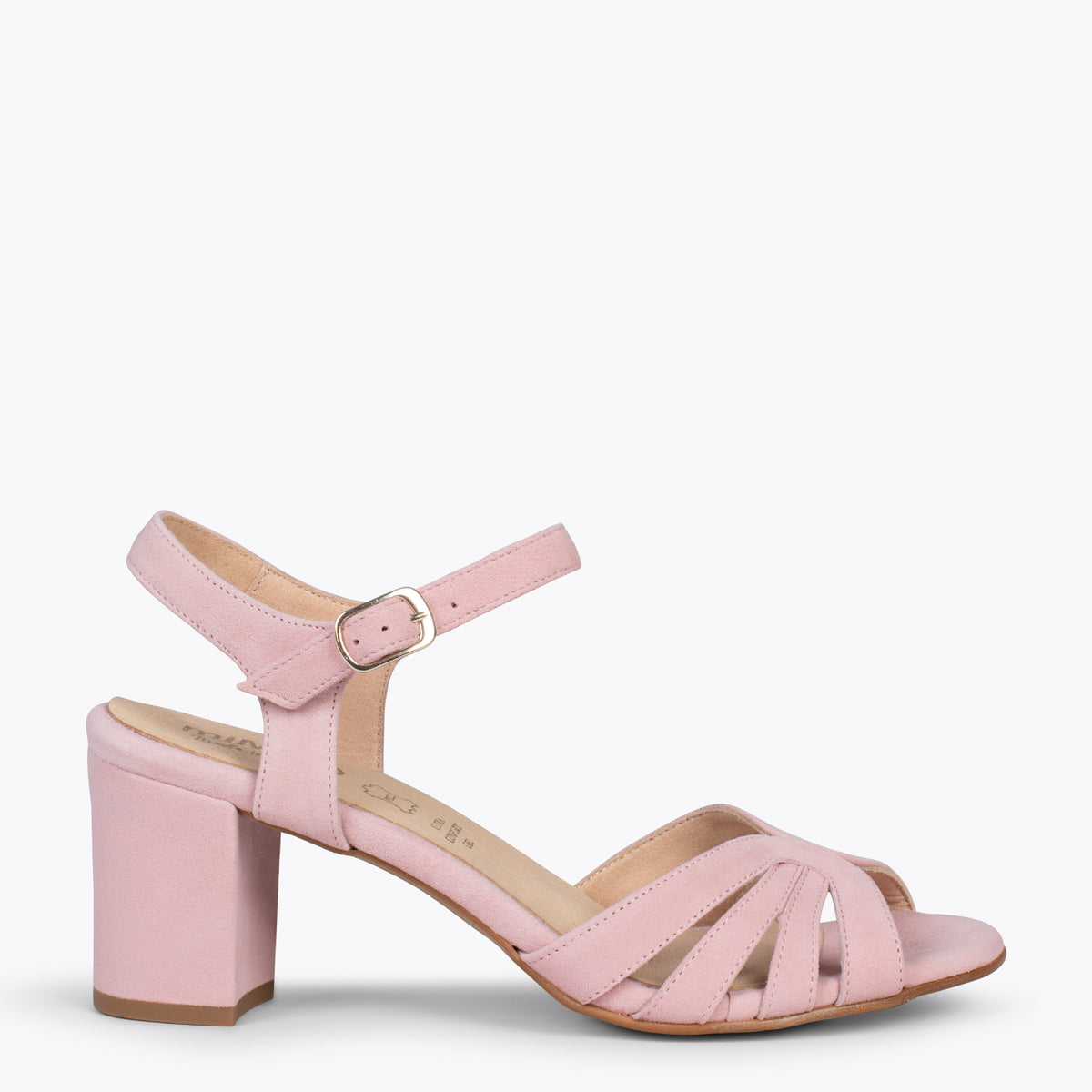 MUSE – PINK block heel sandals