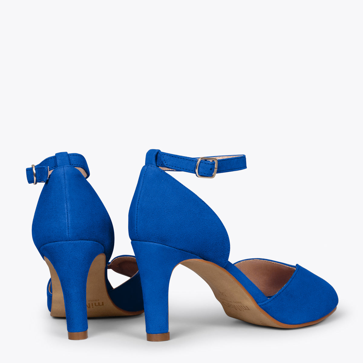 PÉTALO – Sandales élégantes à talon haut BLEU