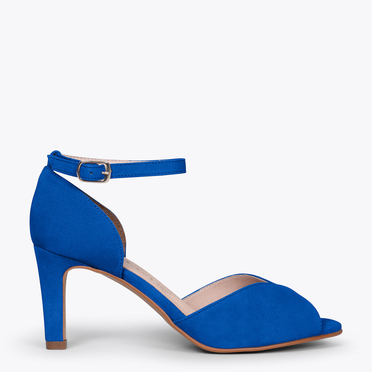 PÉTALO – Sandales élégantes à talon haut BLEU
