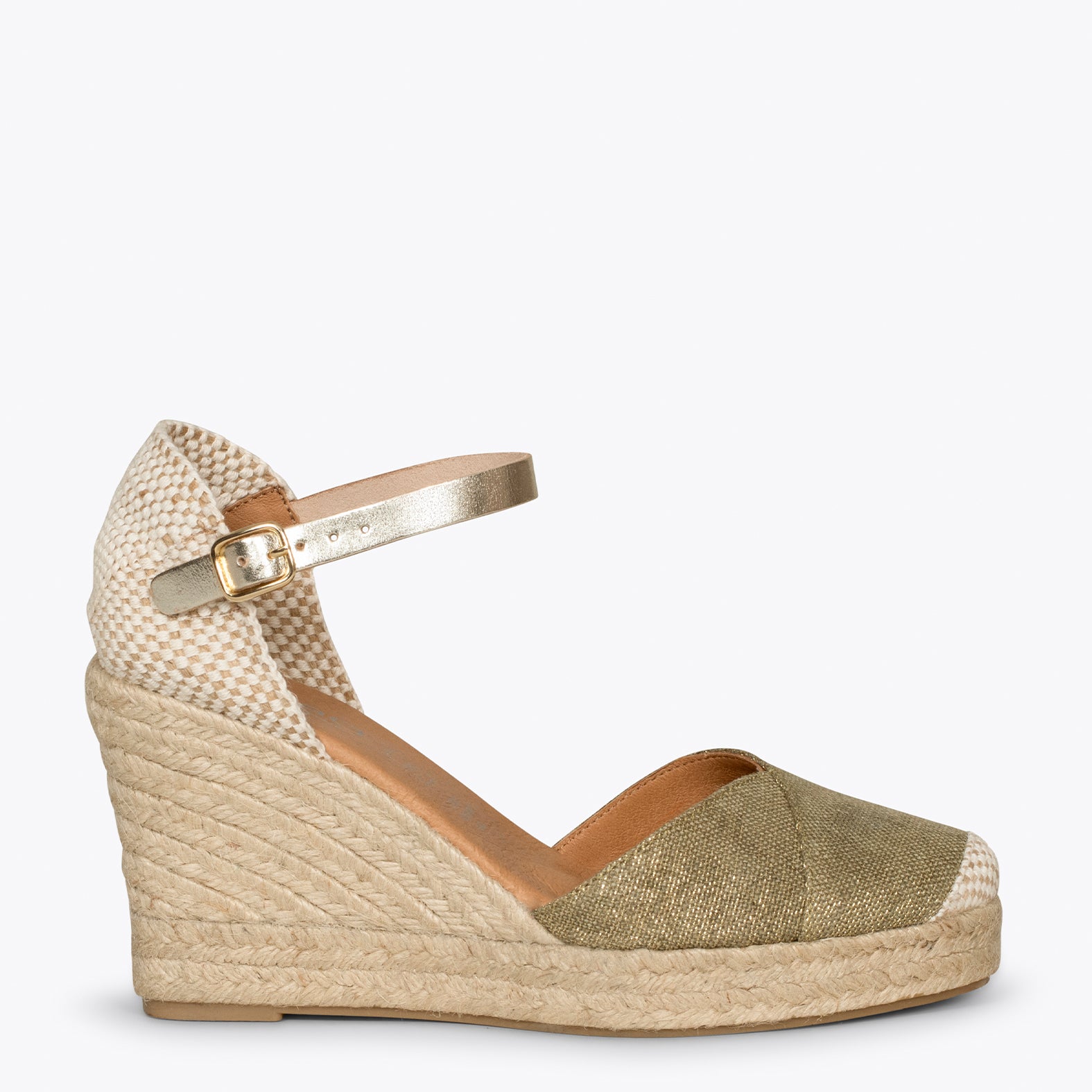 CONIL – Cuñas de esparto KAKI de lino