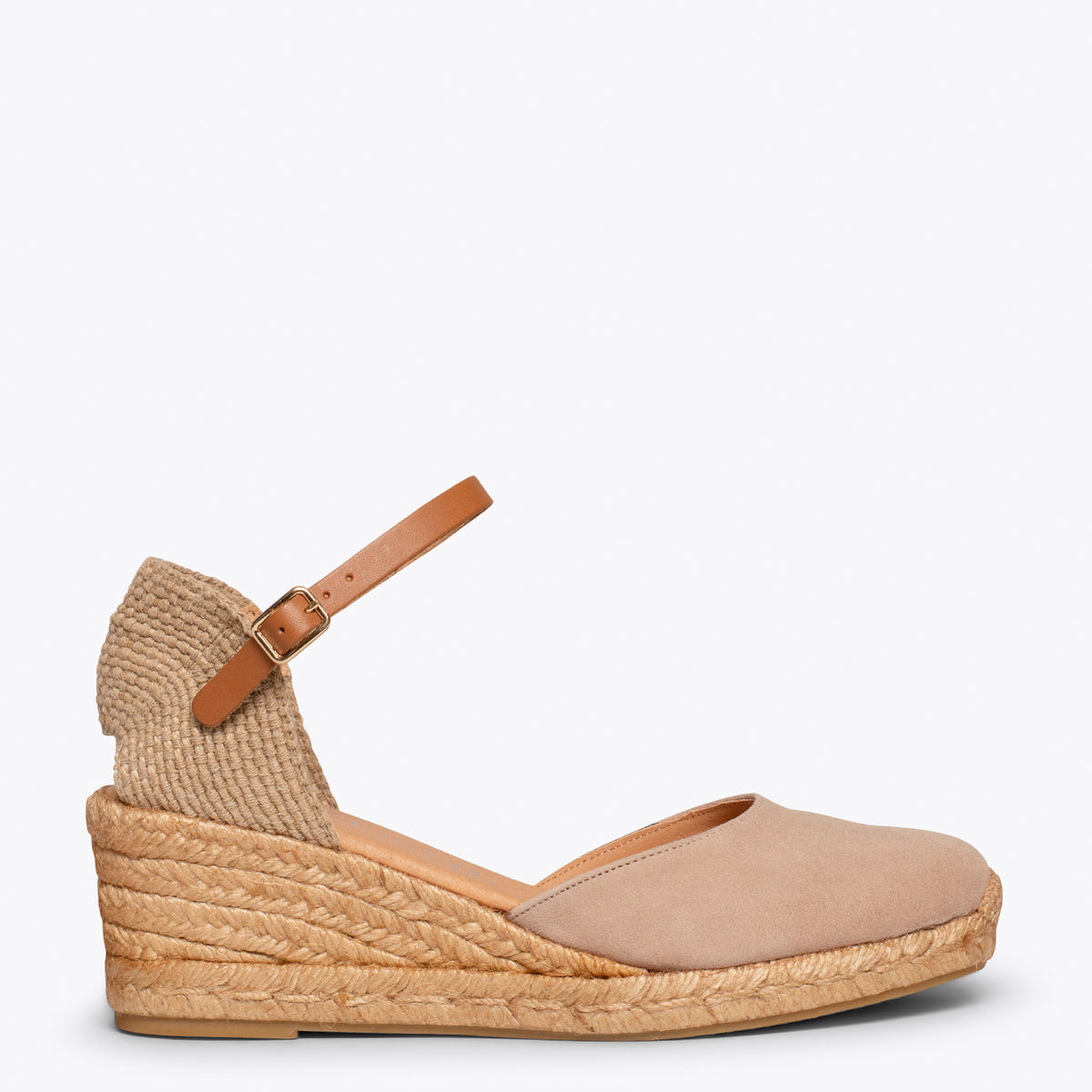 ALTEA - NUDE mid-wedge espadrille