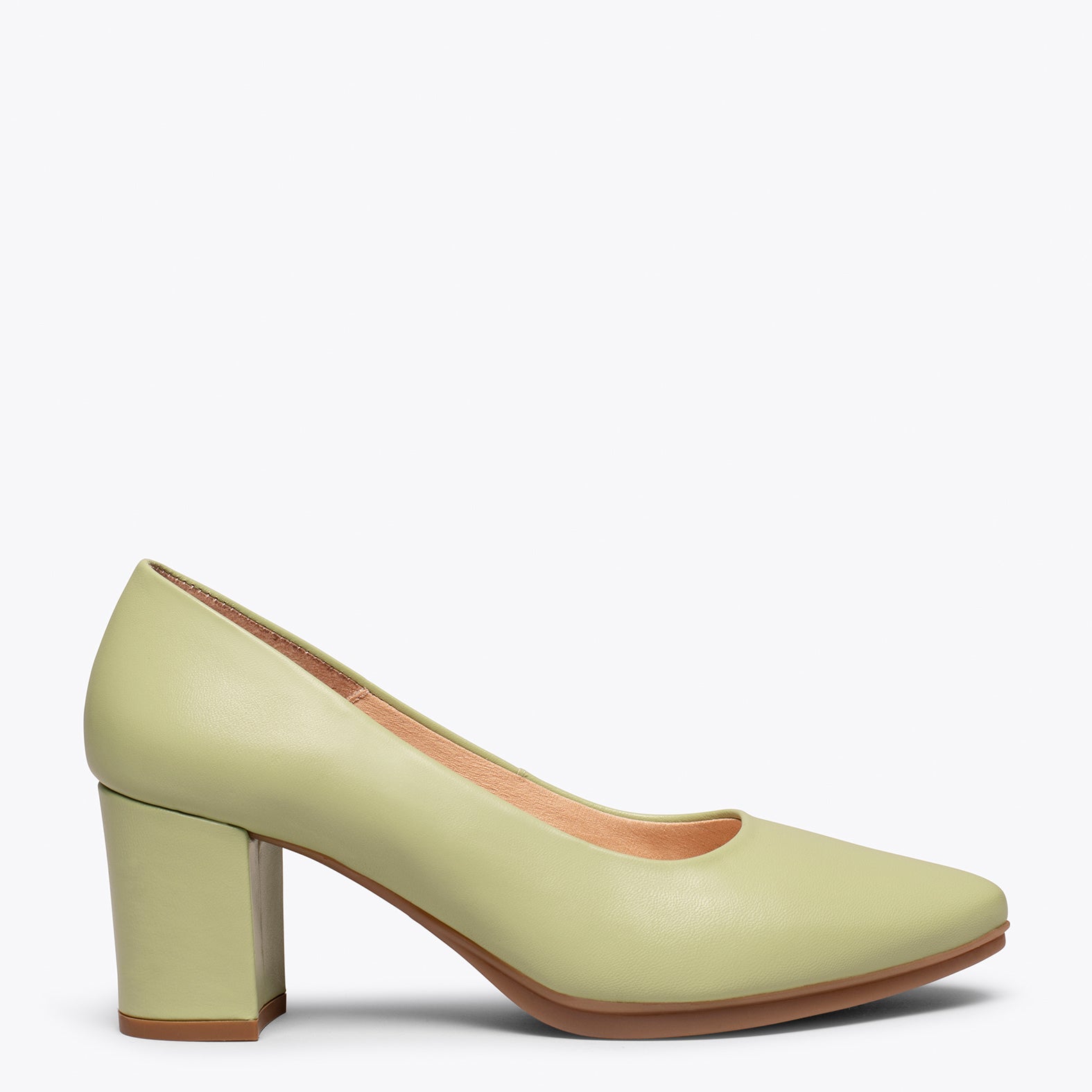 URBAN S SALON- GREEN mid heel