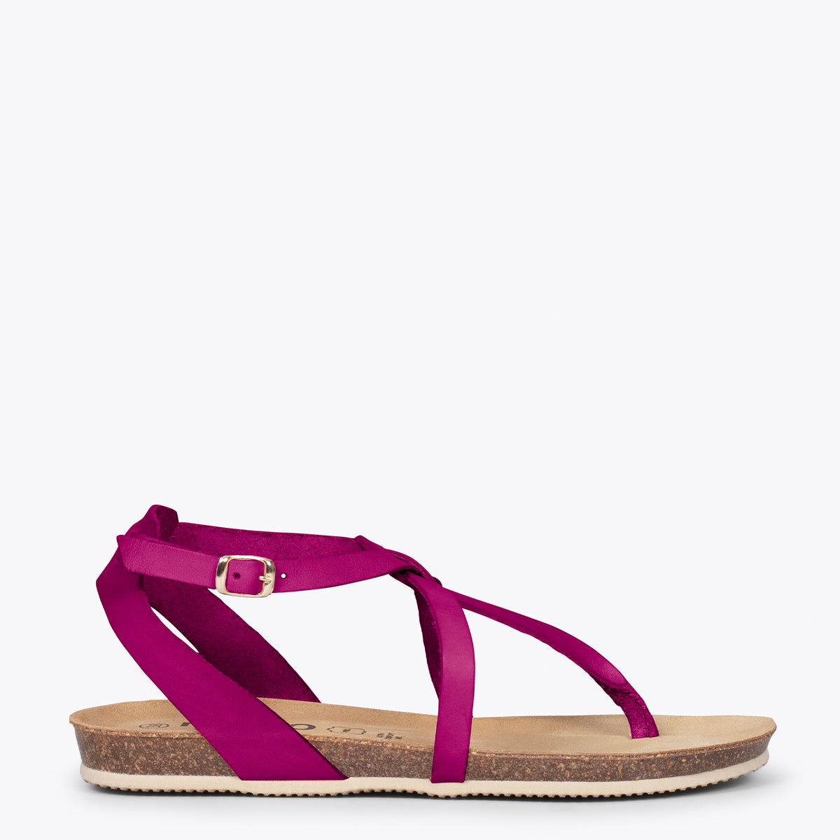 MARIPOSA - Sandalias de dedo FUCSIA BIO