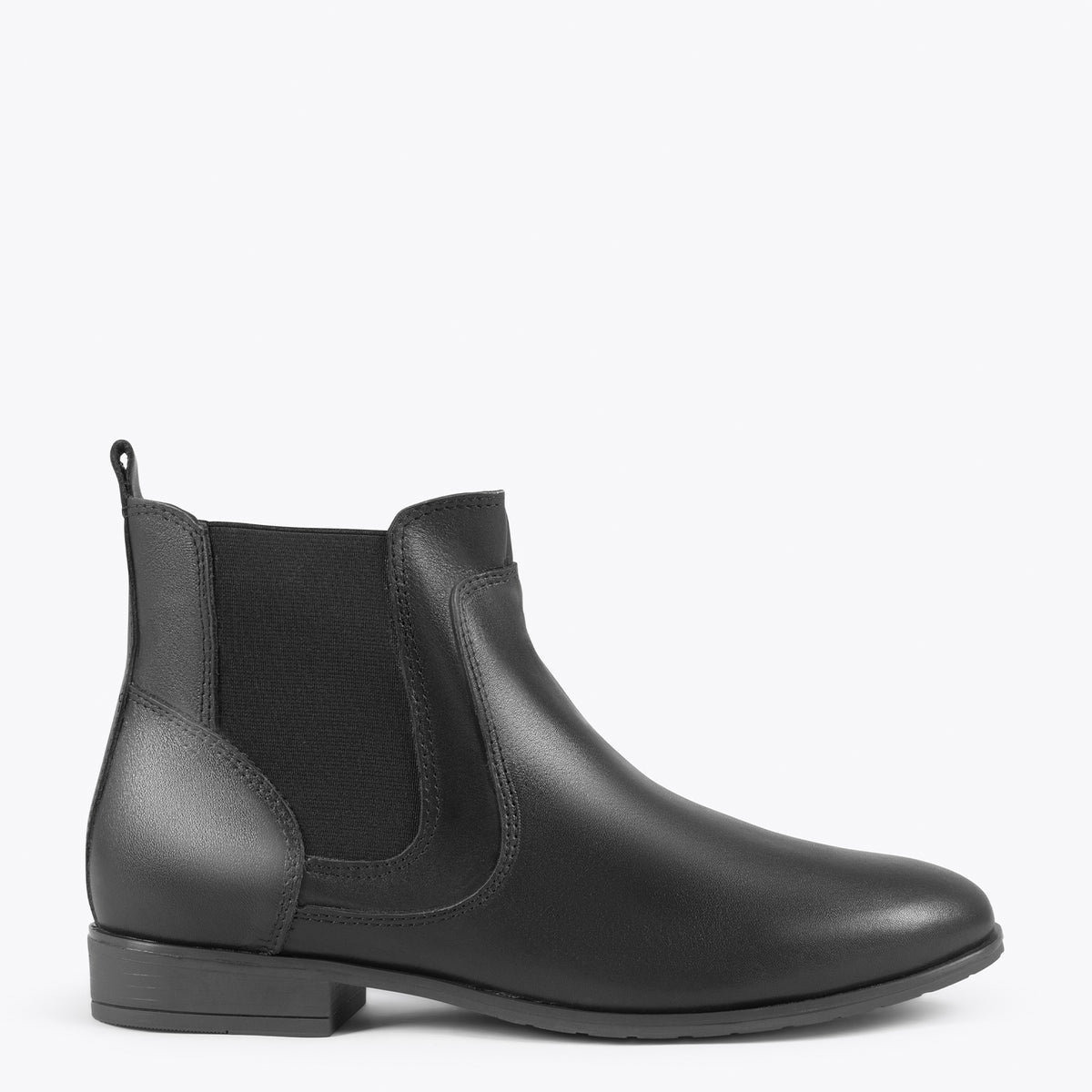 BRIGHTON – Botines planos para mujer NEGRO
