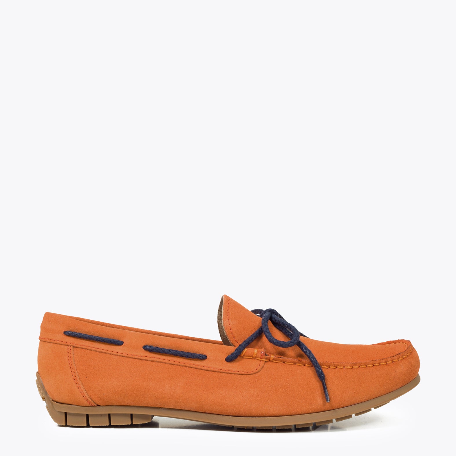 LACETS - Mocassin pour homme à lacets ORANGE
