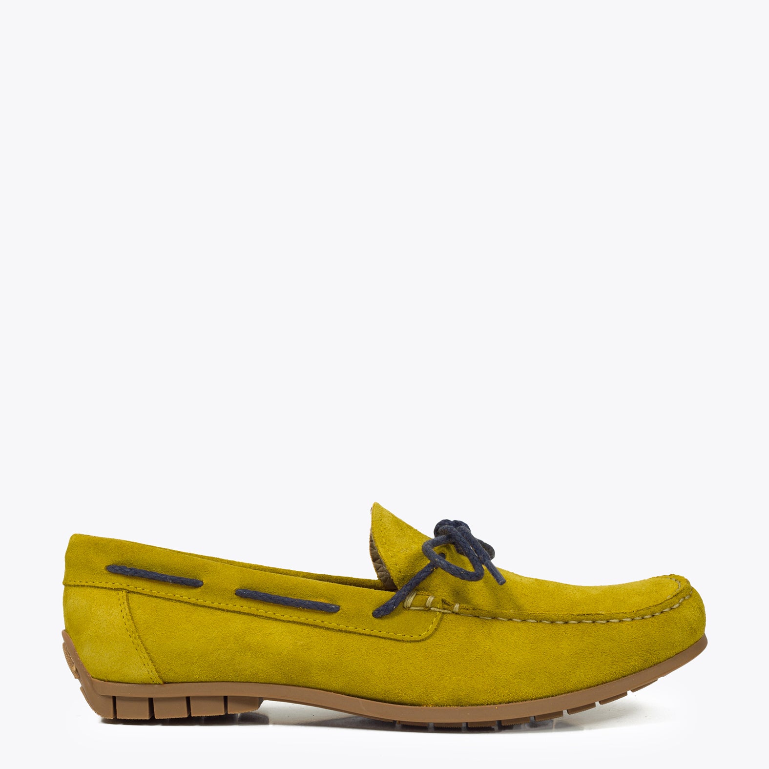 LACETS - Mocassin pour homme à lacets JAUNE