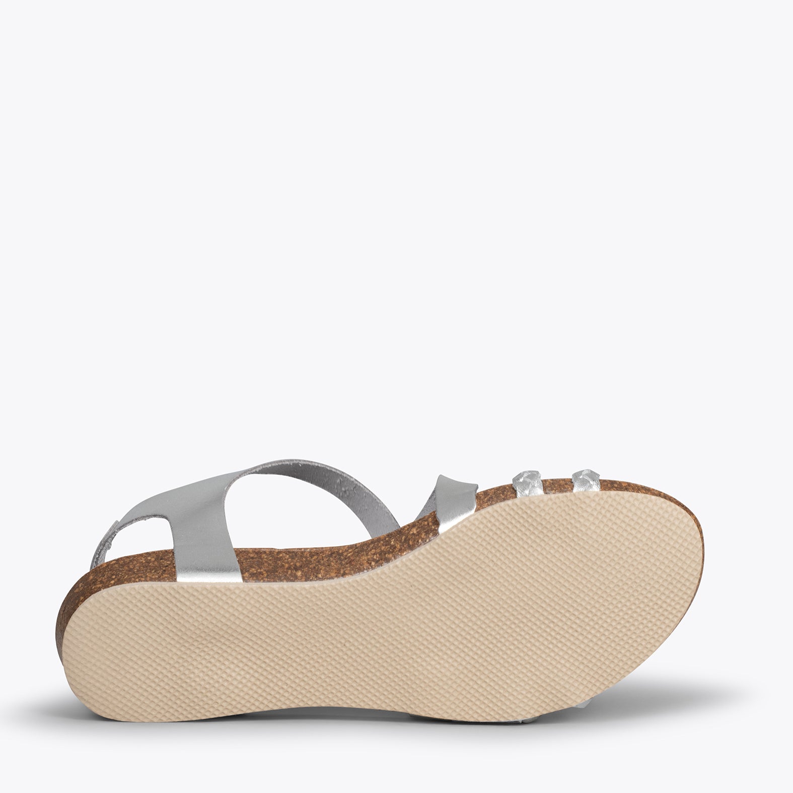 INDIE - Sandalias de tiras cruzadas PLATA BIO