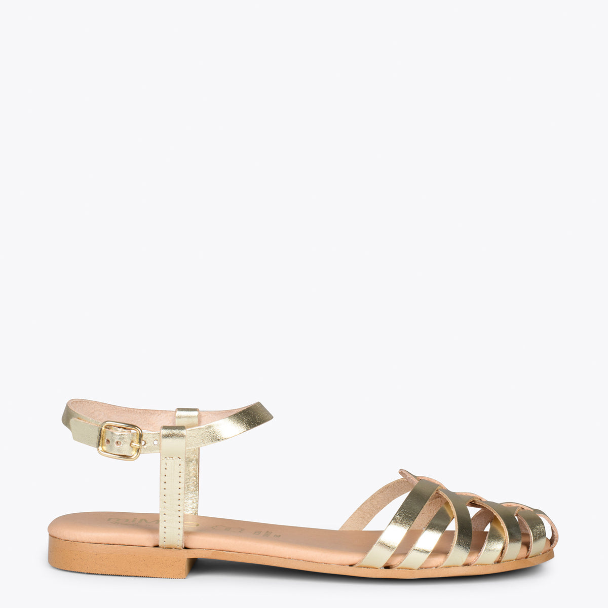 BEACH – Nu-pieds tressés DORÉ