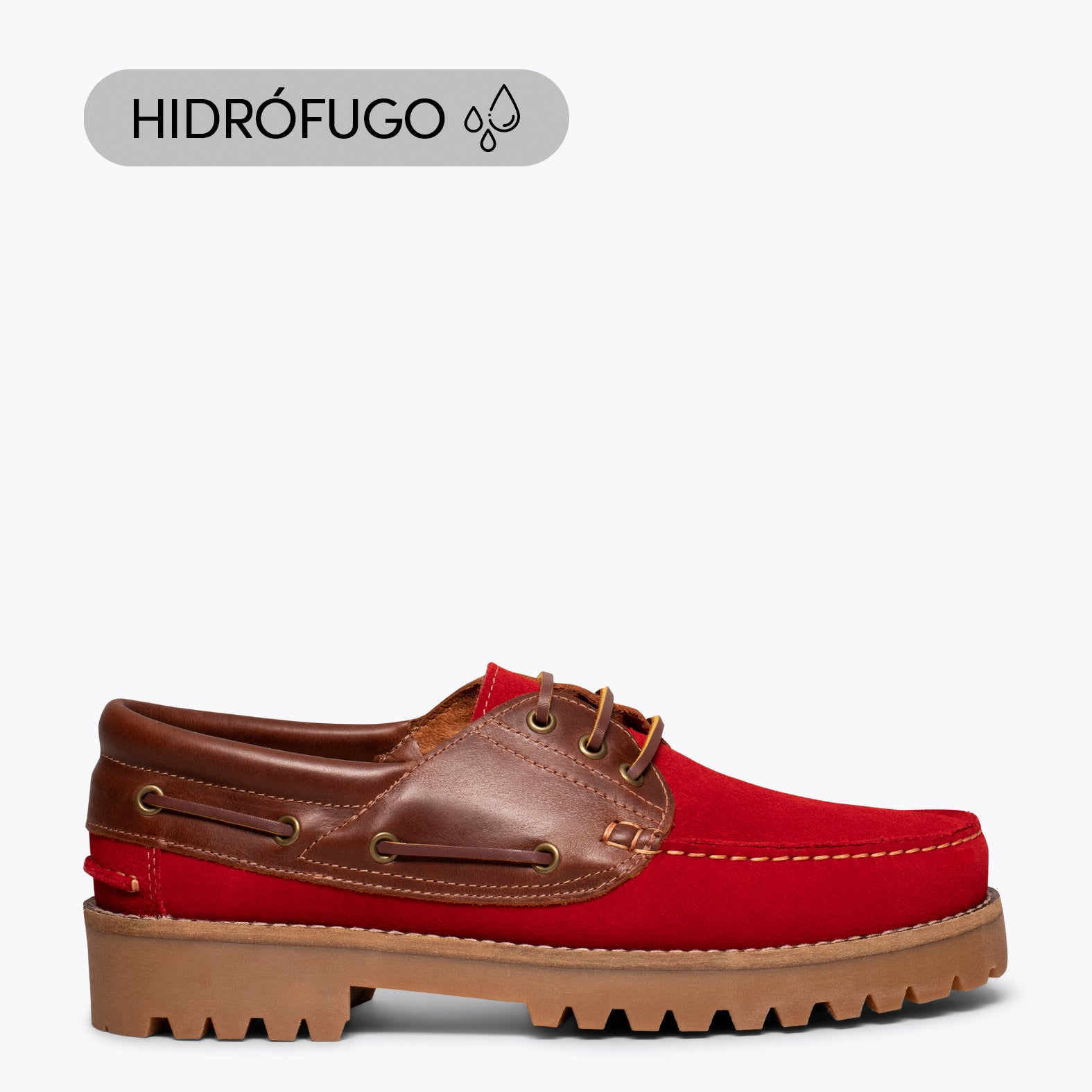 Náuticos Rojos Hombre