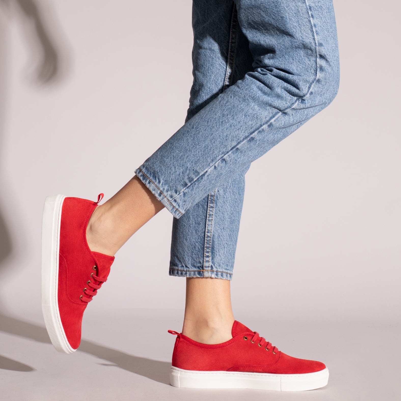 WANDER Zapatillas con plataforma de mujer ROJA