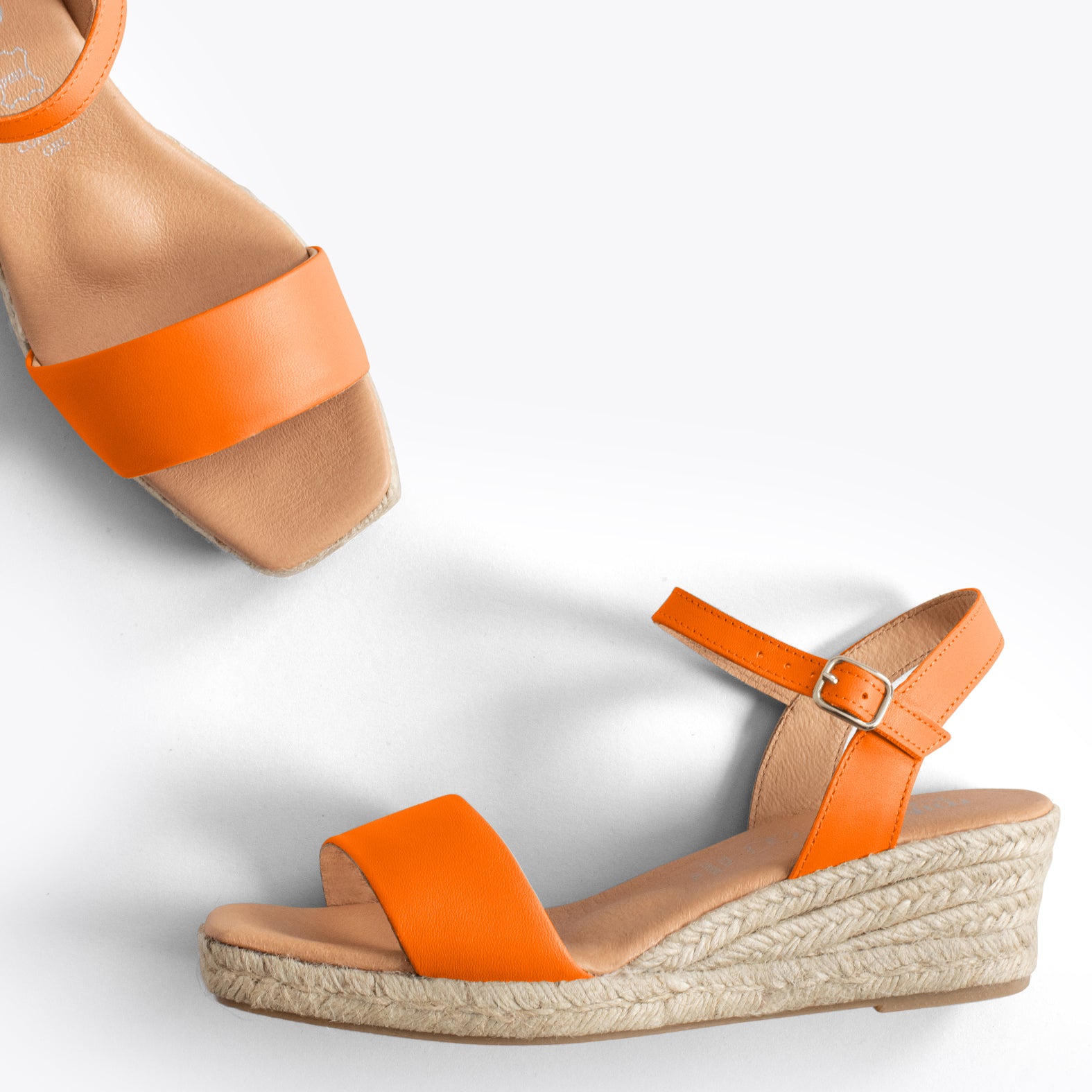 JEREZ - Sandalias de esparto básicas NARANJA