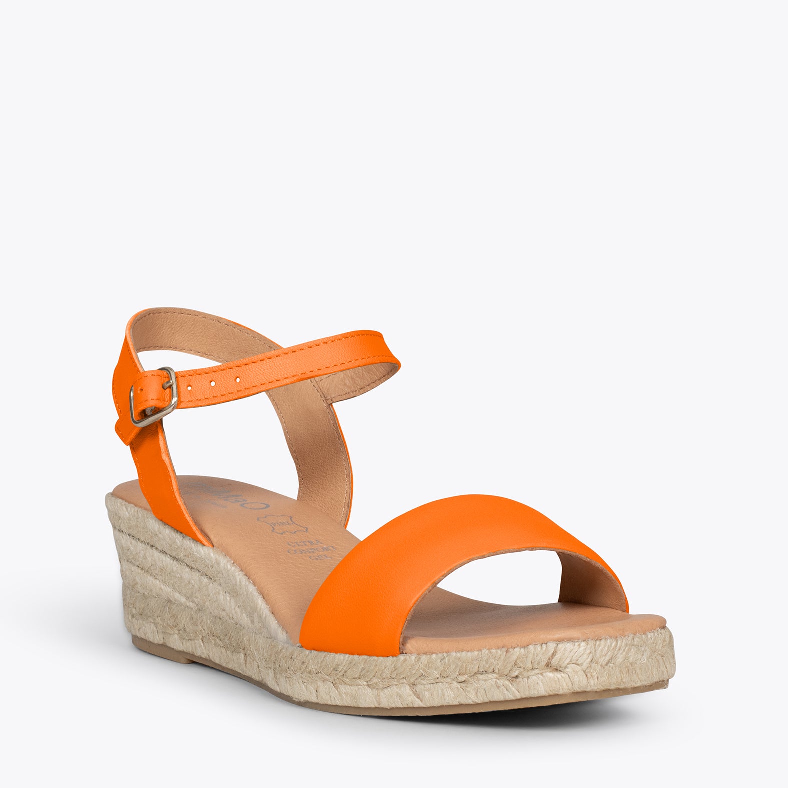 JEREZ - Sandalias de esparto básicas NARANJA