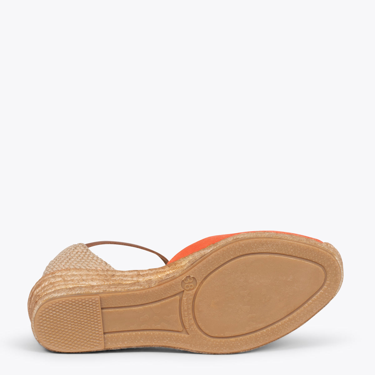 ALTEA - ORANGE mid-wedge espadrille