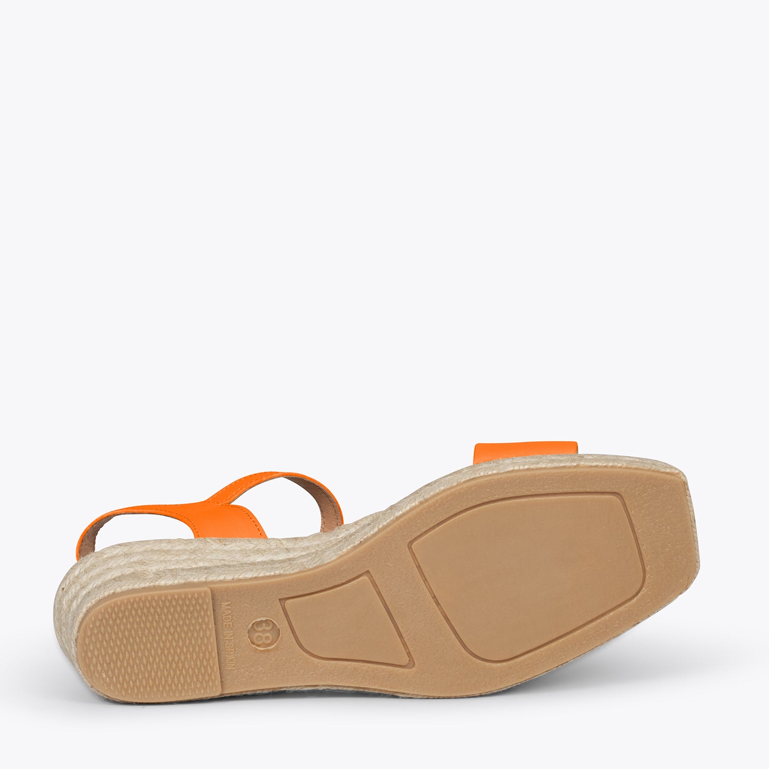 JEREZ - Sandalias de esparto básicas NARANJA