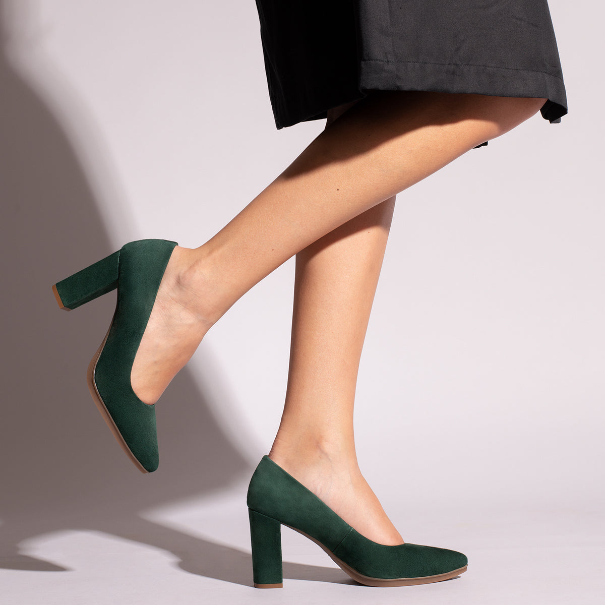 URBAN - Zapatos VERDES de tacón alto