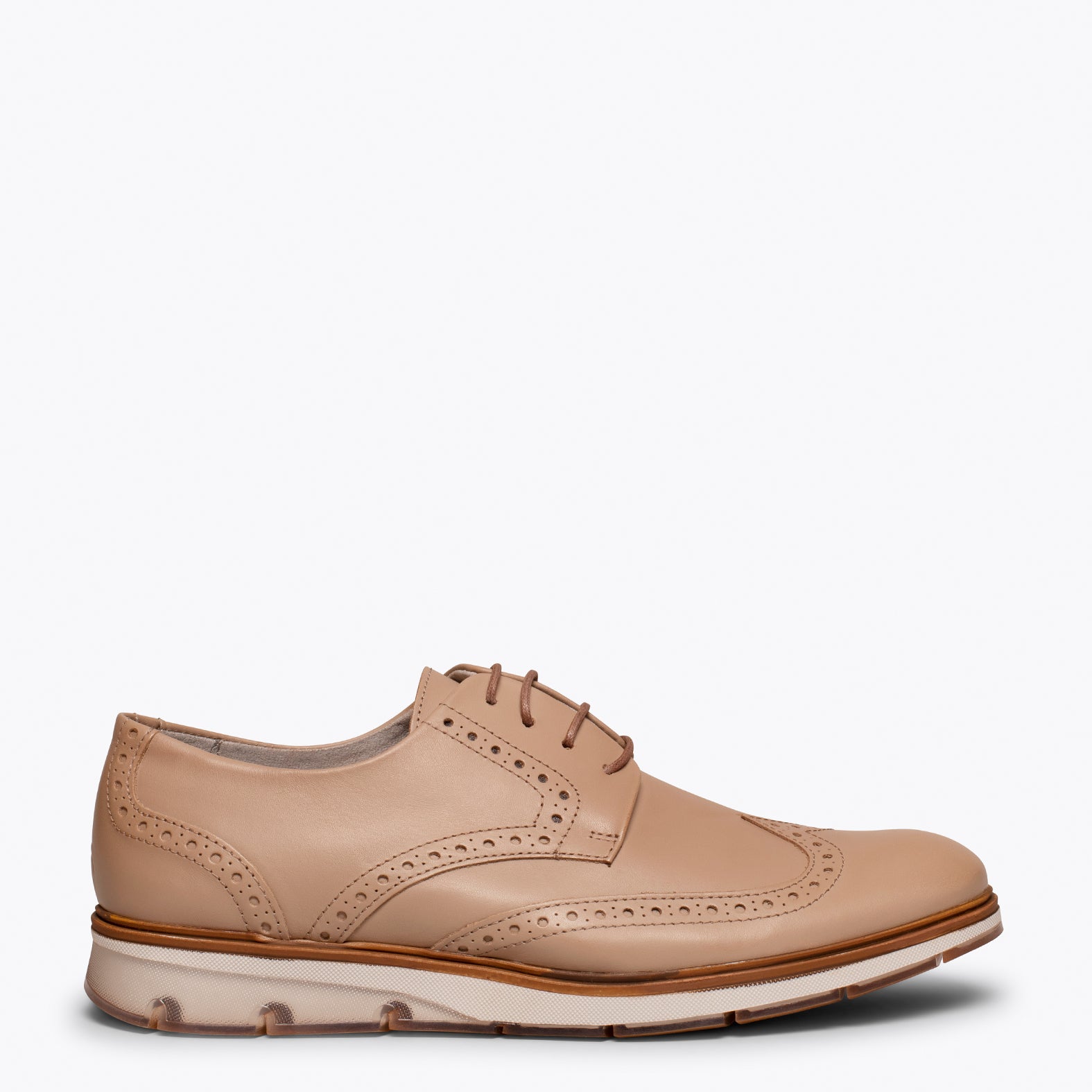 OXFORD – BEIGE classic english style brogue