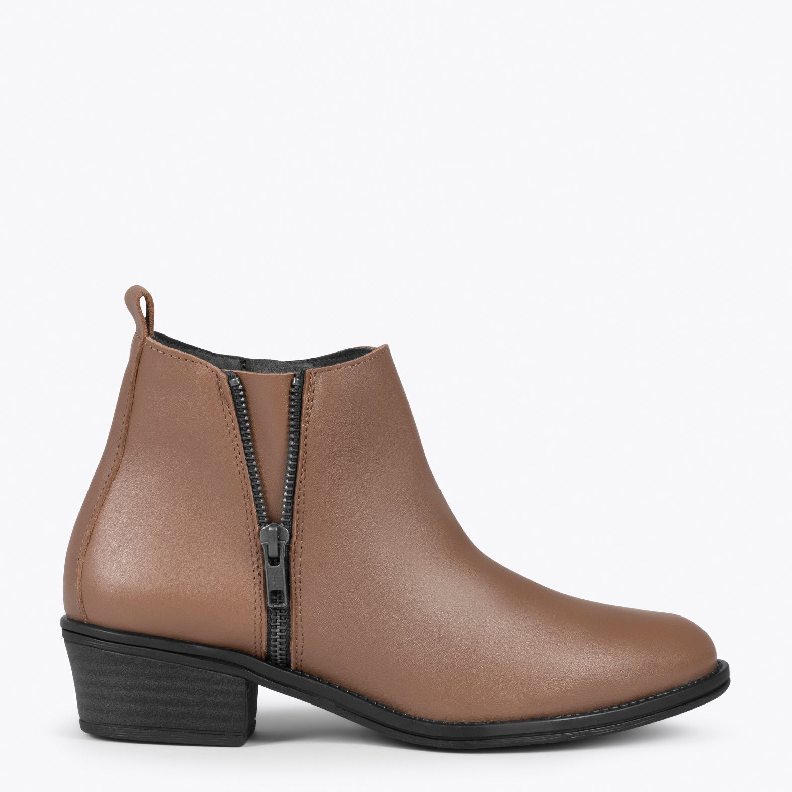 BASIC – Botines bajos para mujer TAUPE