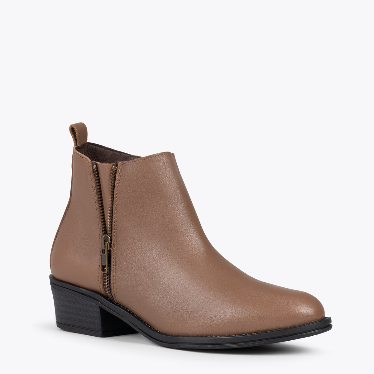BASIC – Botines bajos para mujer TAUPE