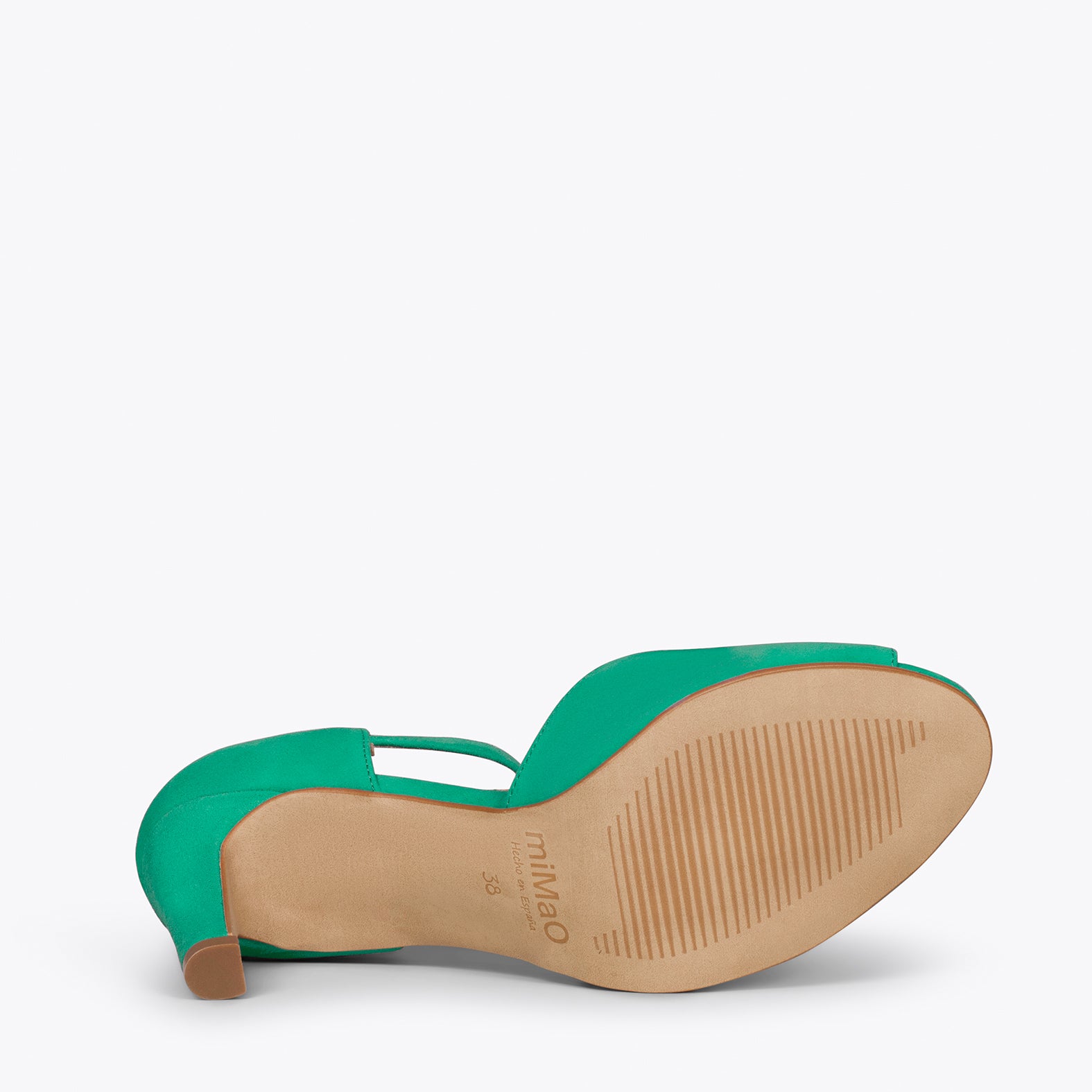 PETAL – GREEN high heel sandal
