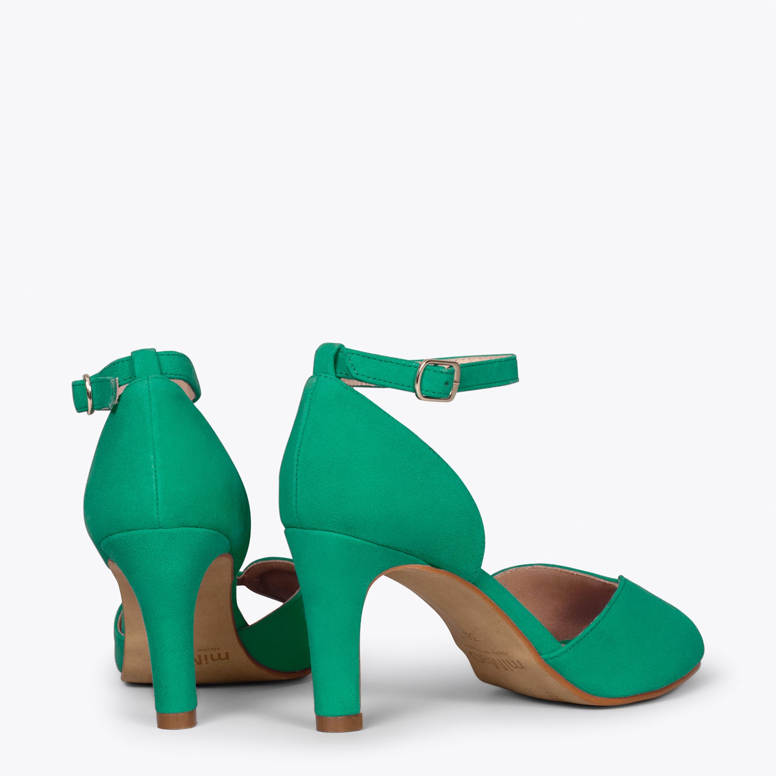PETAL – GREEN high heel sandal