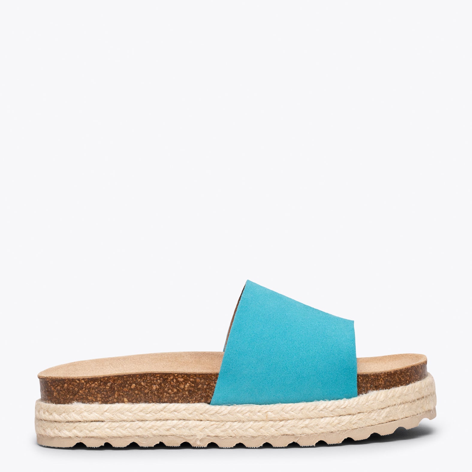 STRAWBERRY –TURQUOISE flat sandals for girls