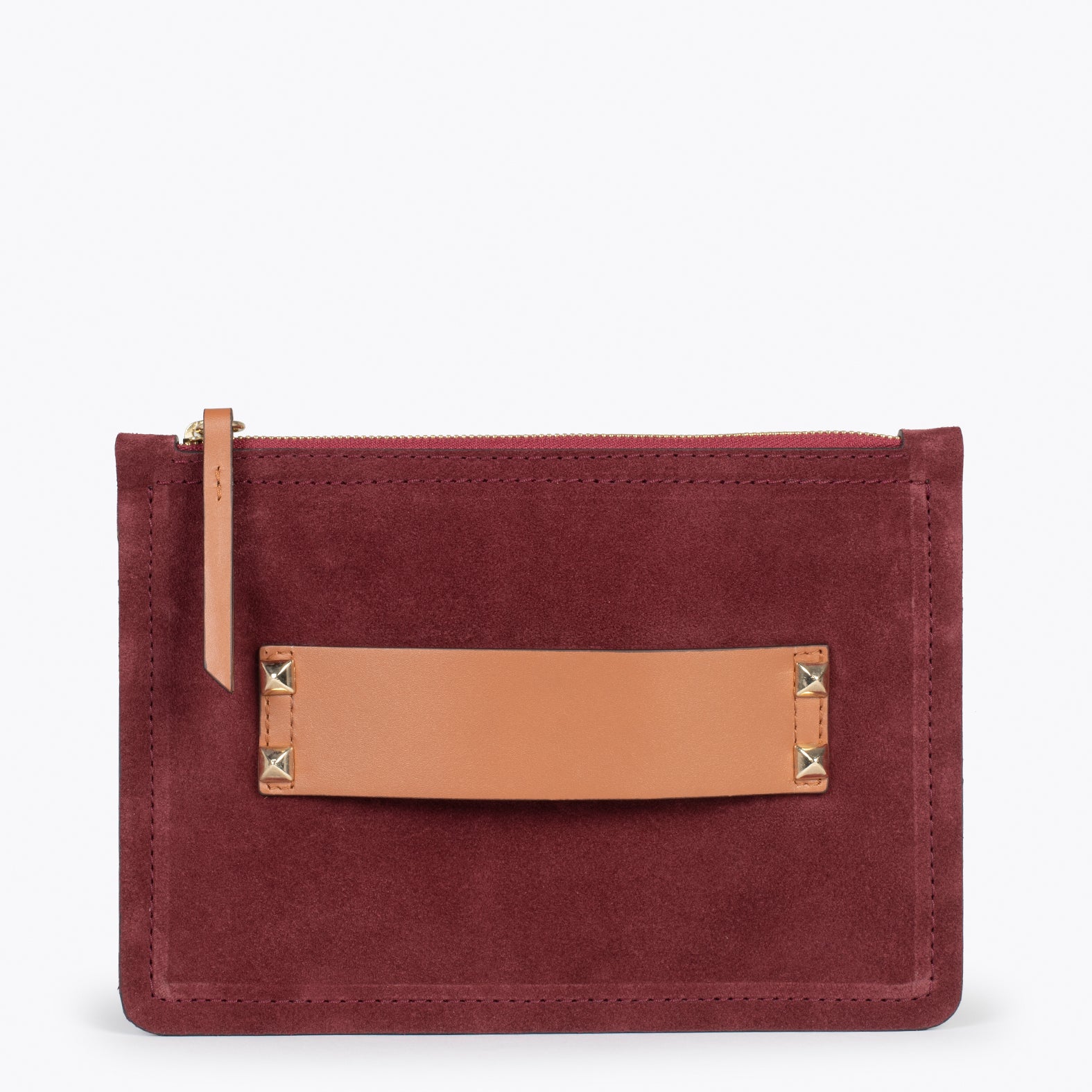 CLASSIC - BURGUNDY women's shoulder bag