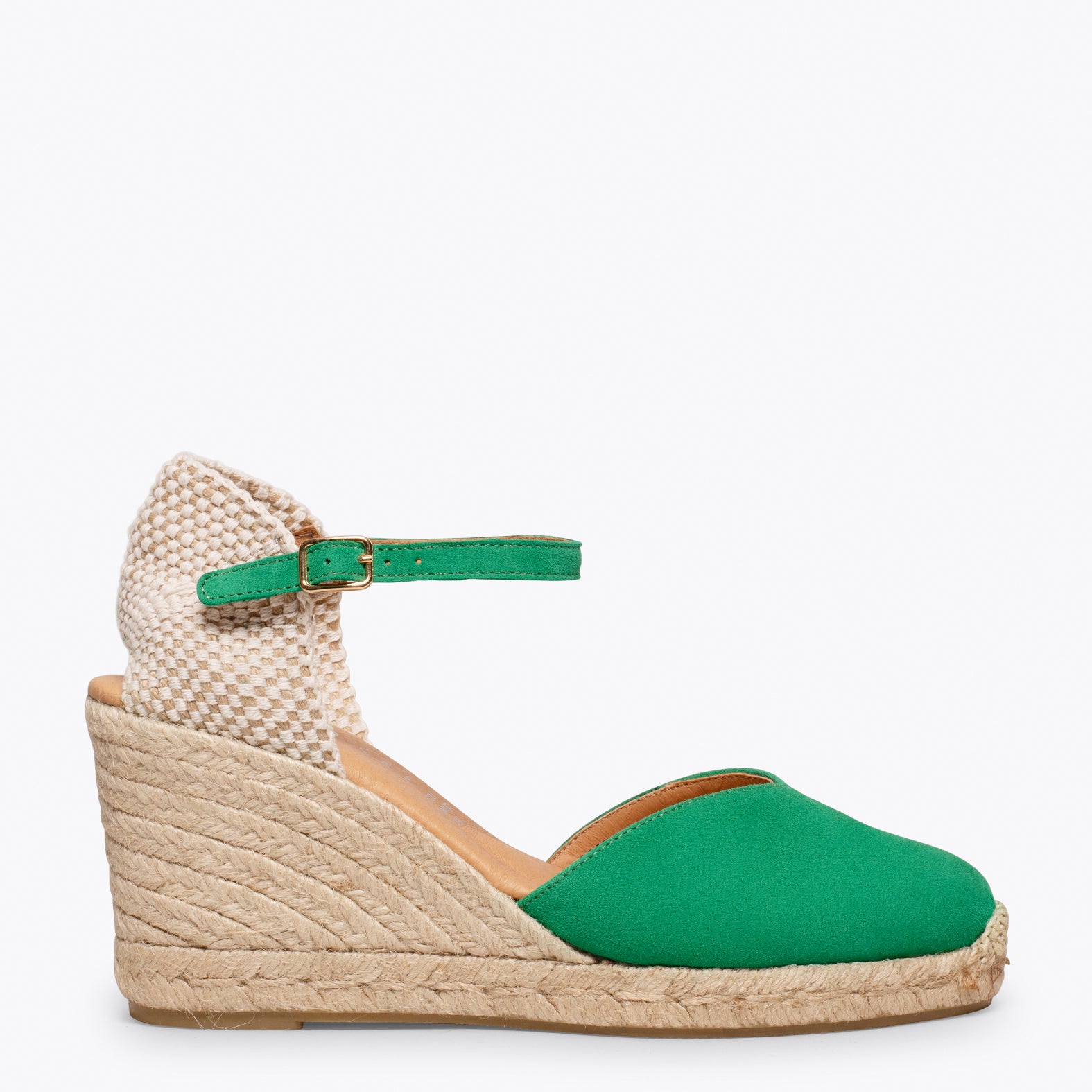 Esparto Wedges Green Espadrille for Woman nerja miMaO