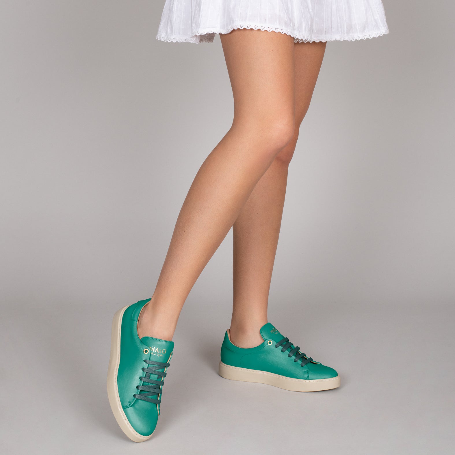 SKATE – GREEN casual leather sneaker