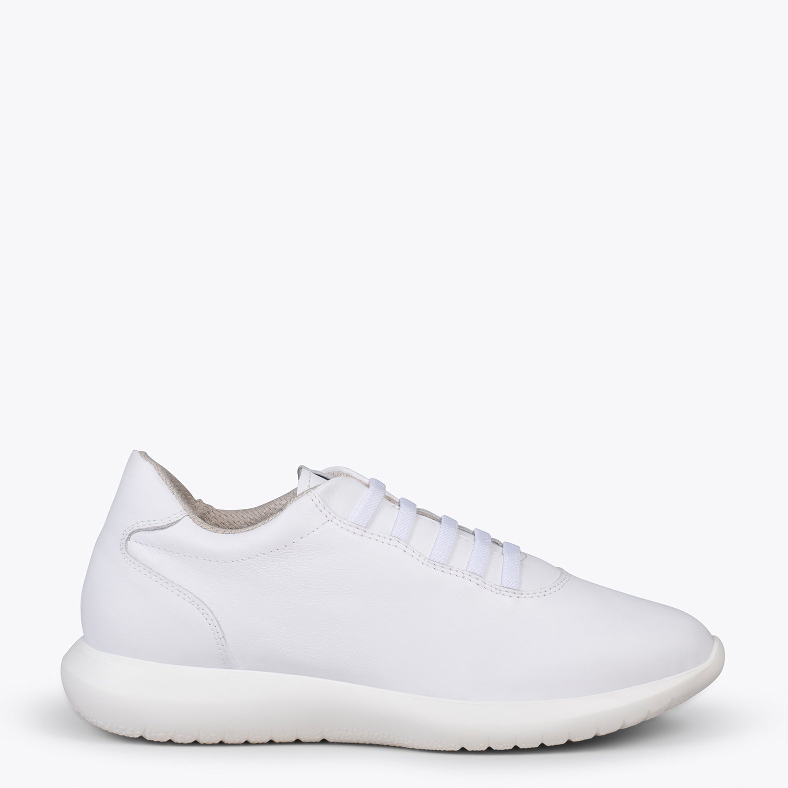 Zapatillas sin cordones blancas hot sale