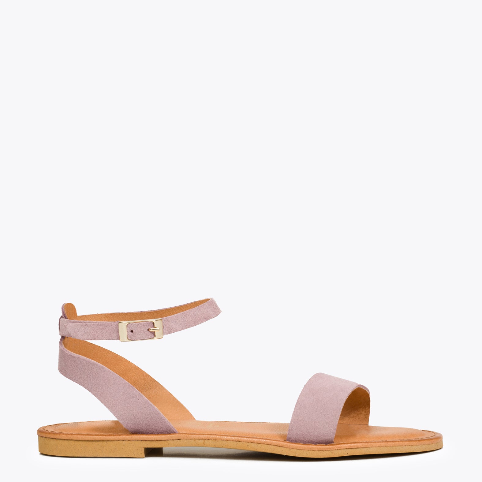 BRACELET - Sandales plates avec bracelet ROSE