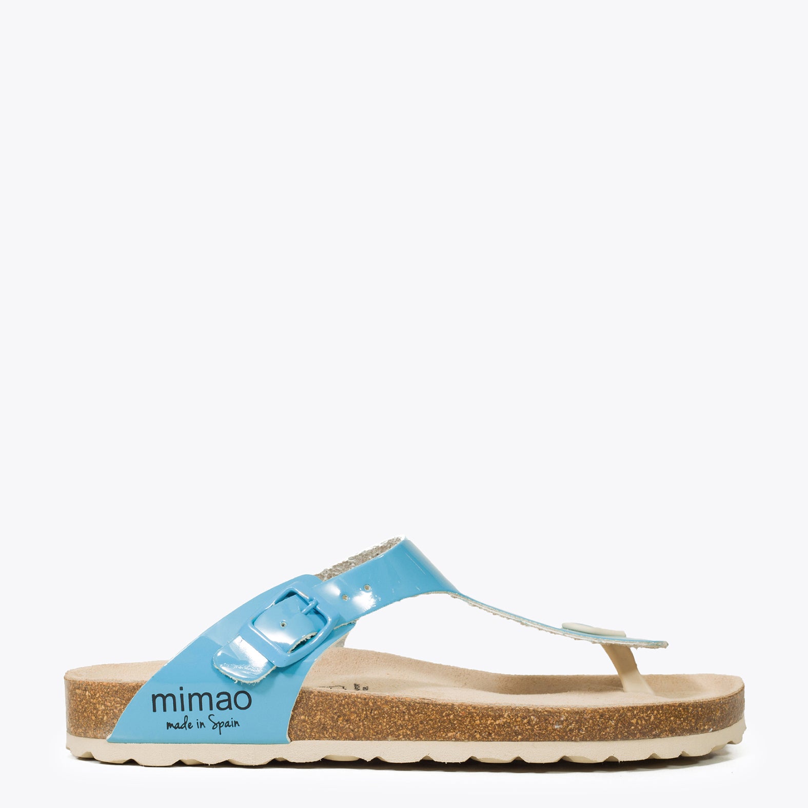 BLOG - Sandalia plana BIO de dedo AZUL