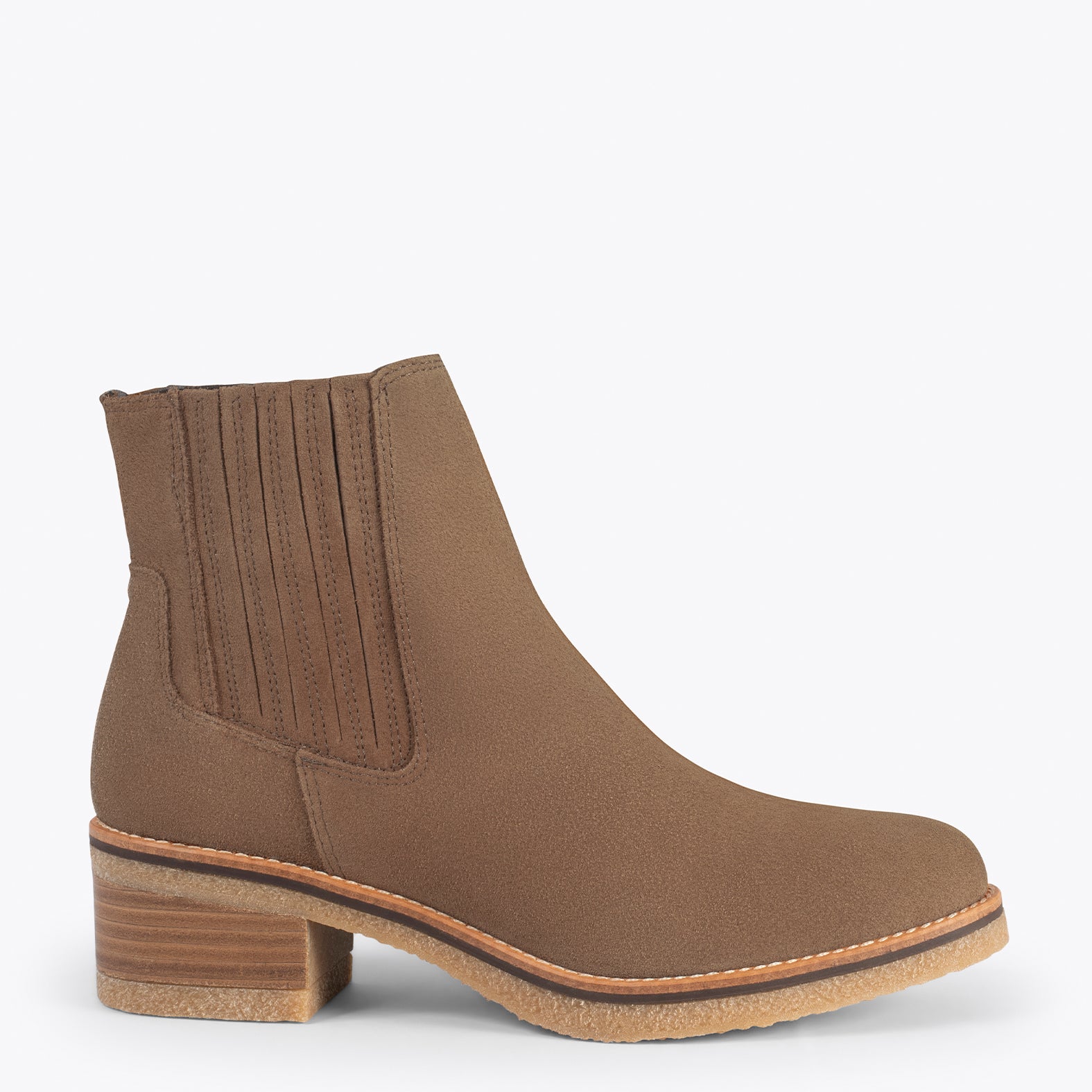 COUNTRY – Botines camperos para mujer TAUPE