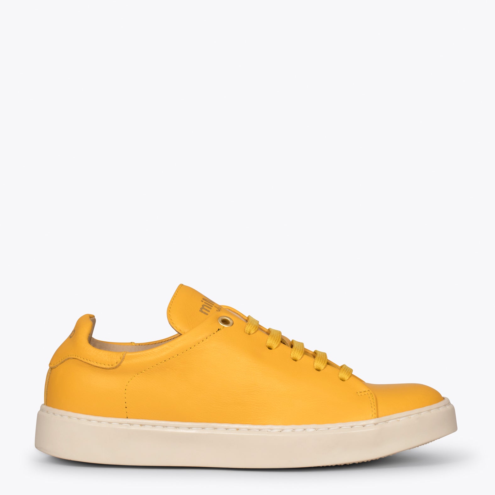SKATE – YELLOW casual leather sneaker