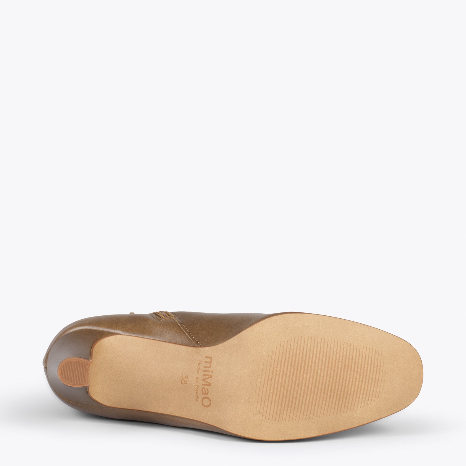 DAILY - Botín de piel TAUPE