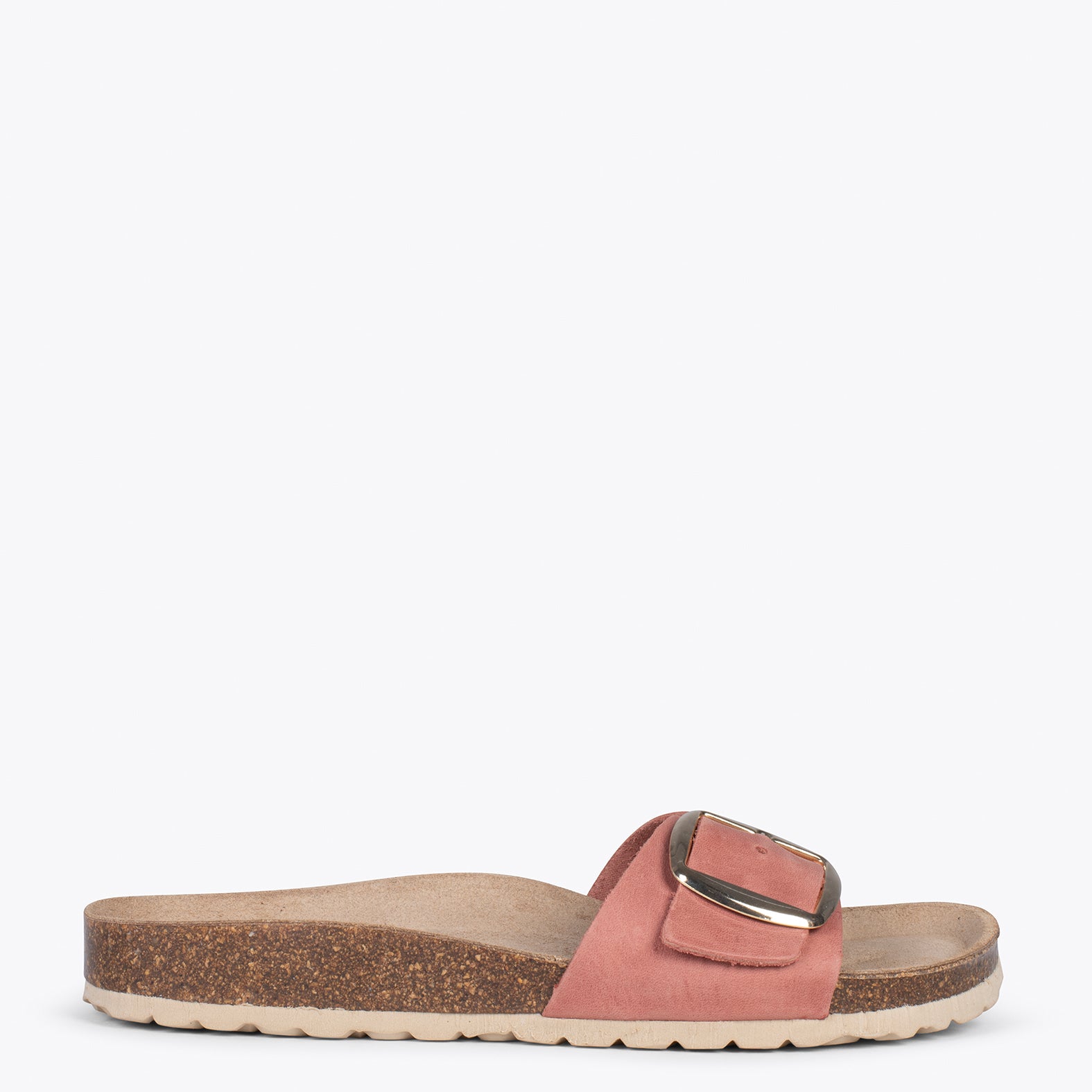 CLAVEL – Sandalias planas de mujer TEJA