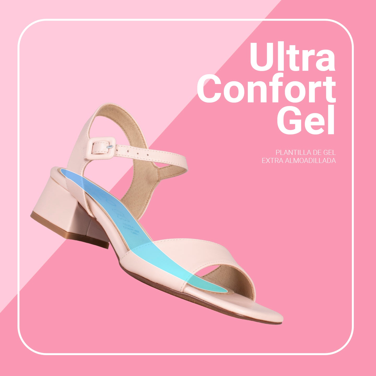 VILNIUS – BEIGE classic mid heel sandal