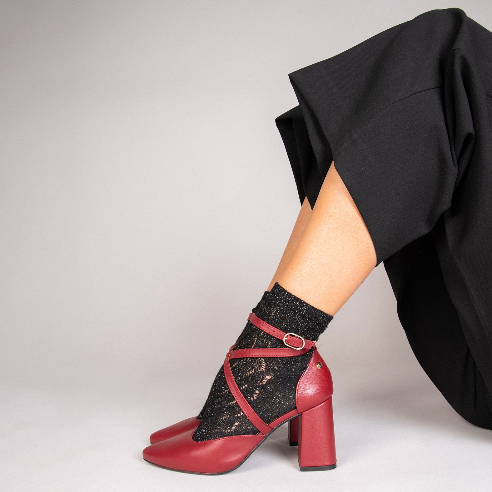 ARIEL - Sandalia de fiesta con tacón ROJO