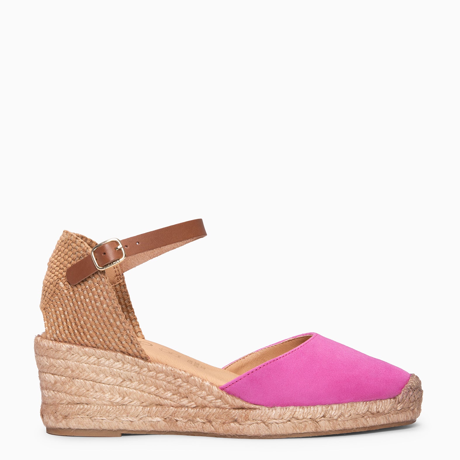 ALTEA - Cuñas de esparto bajas FUCSIA