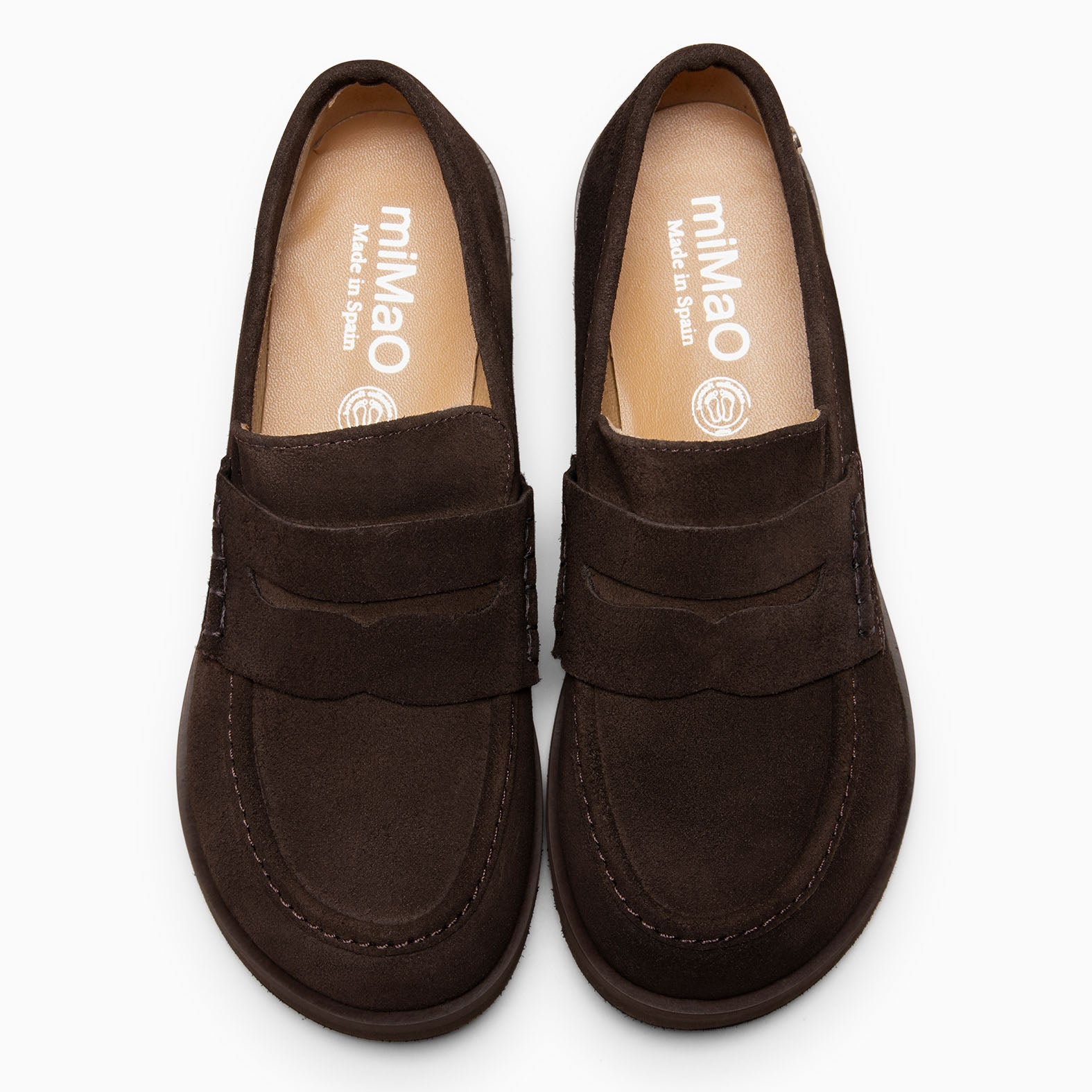 HARVARD - Mocasines planos de piel MARRON - miMaO ®