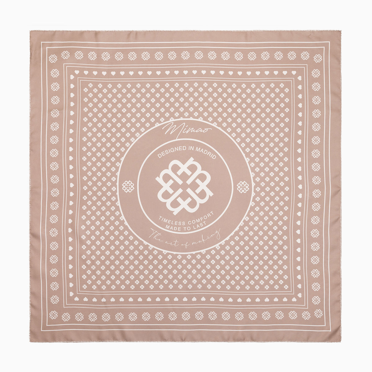 miMaO SCARF - 100% silk scarf with miMaO logo