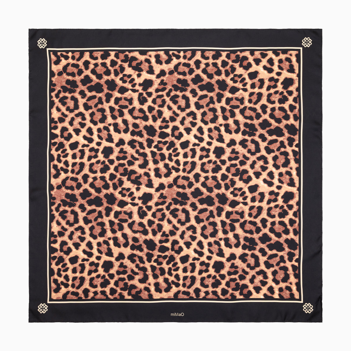 KENYA CARF - 100% silk scar with an animal print