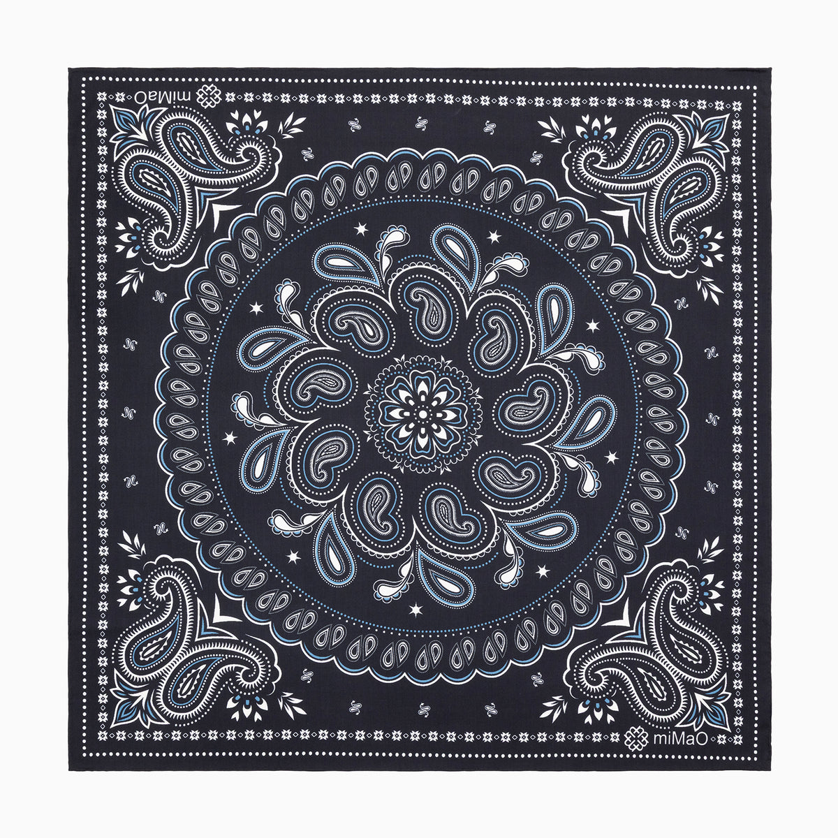 MADALA SCARF - 100% wool scarf with a floral print