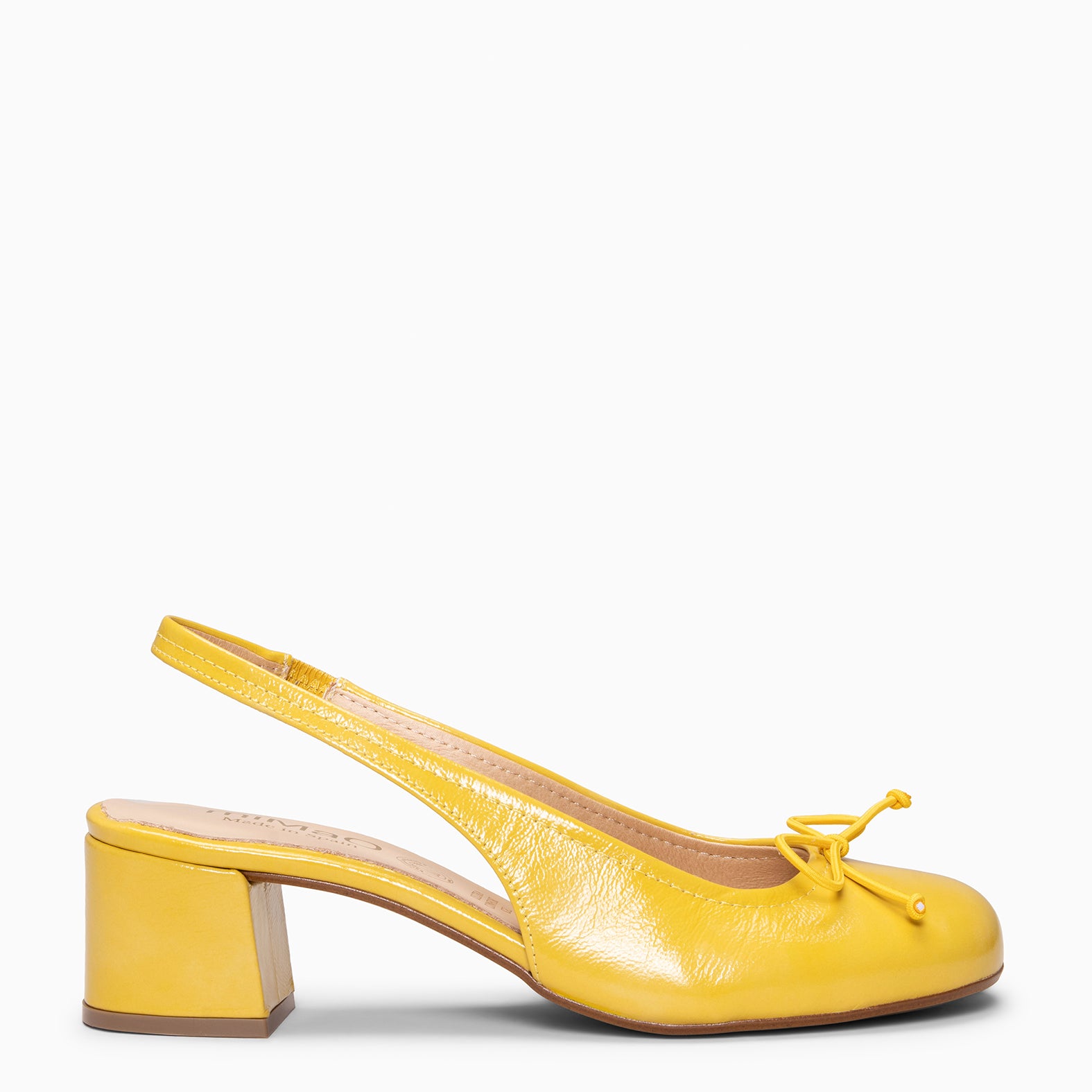 DOROTHY - Zapatos de tacón destalonado Baresoft AMARILLO - miMaO ®