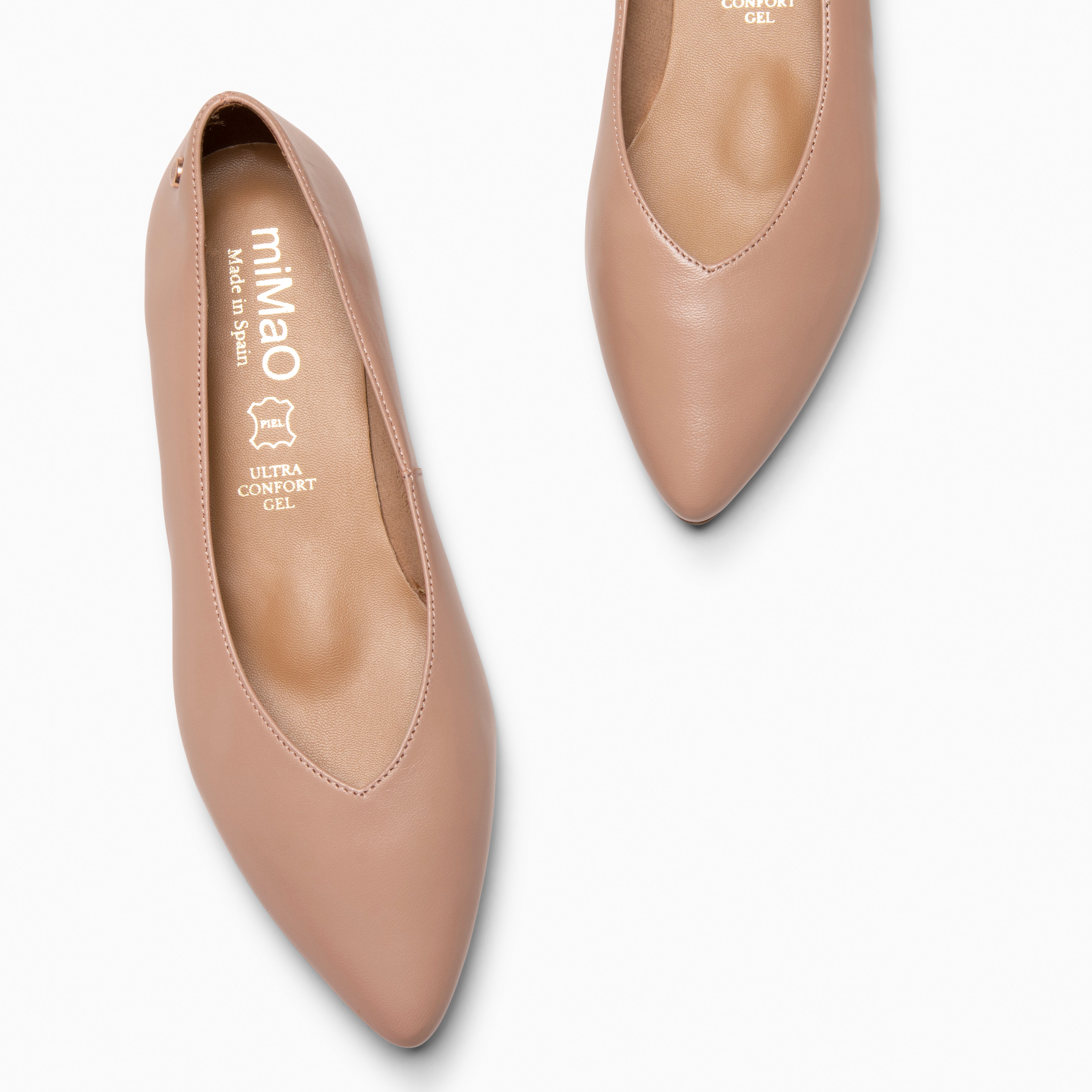 URBAN CUÑA - Zapatos con cuña interna NUDE