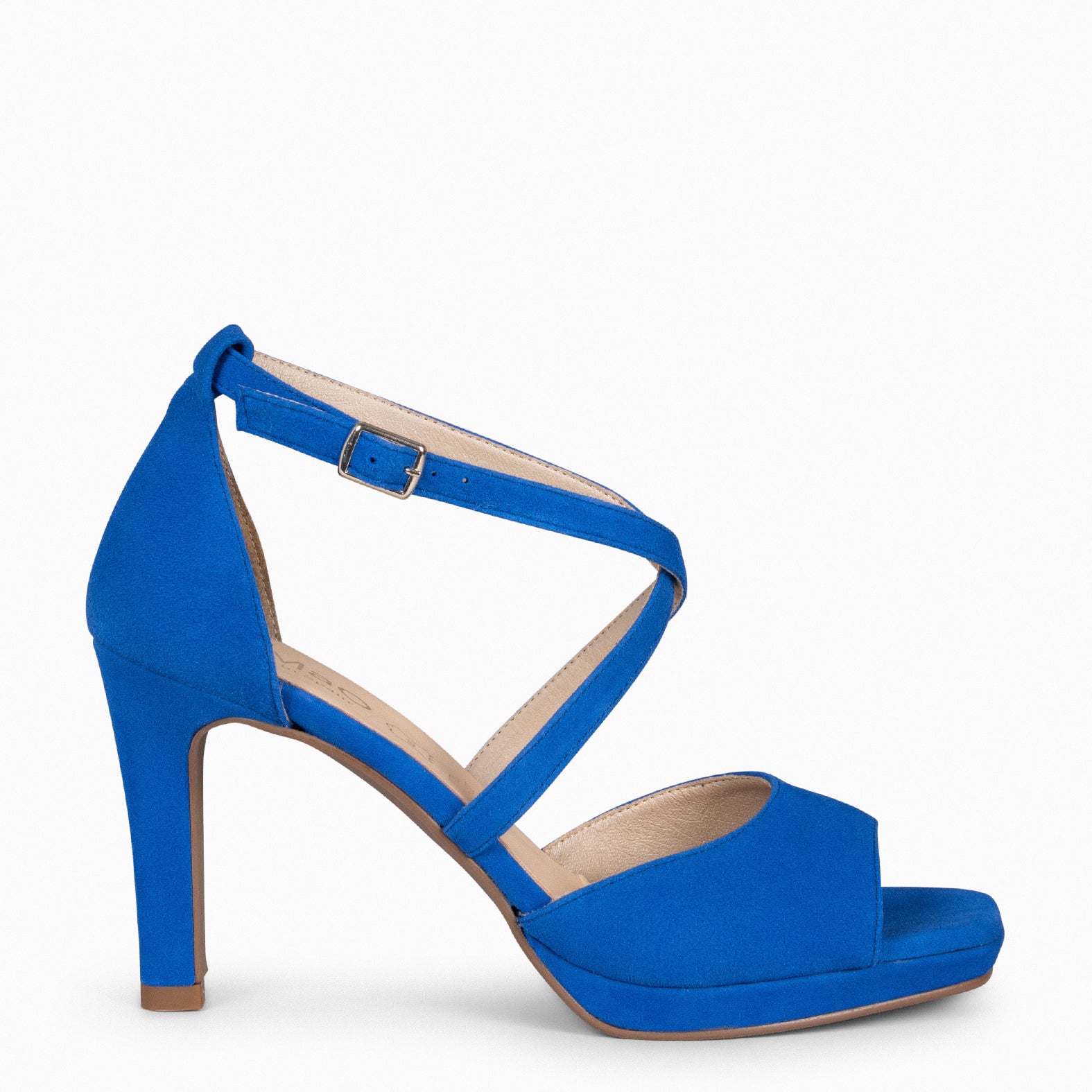 Heeled Tacon Azul Electrico Zapatos Color Azul Electrico Azul Rey