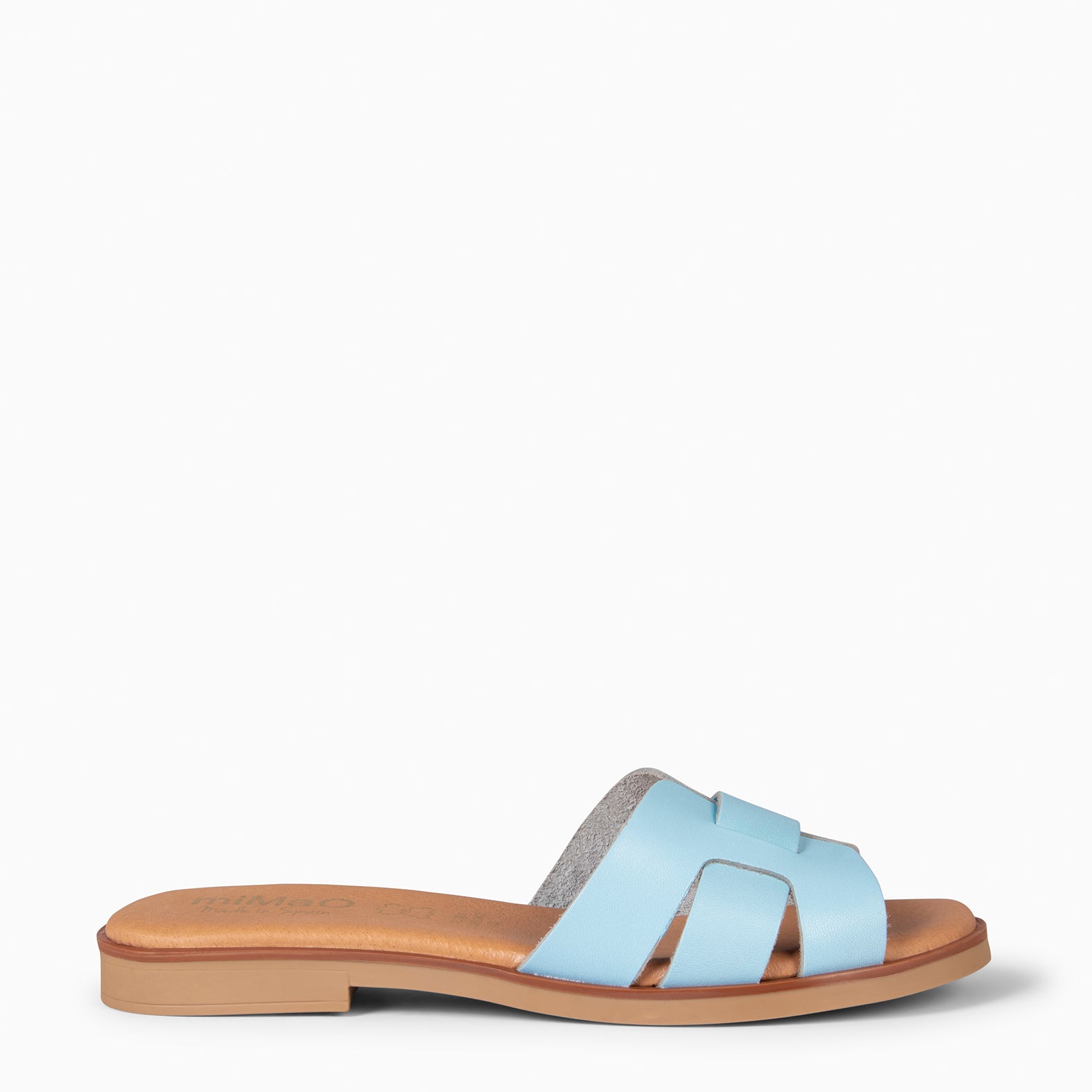 SIWA - Sandalia de piel AZUL - miMaO ®