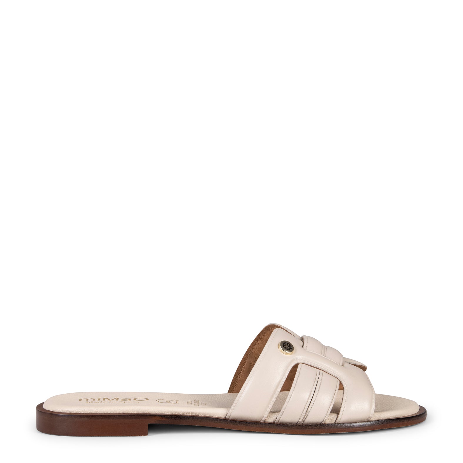 MENFIS - Sandalias elegantes de pala BEIGE