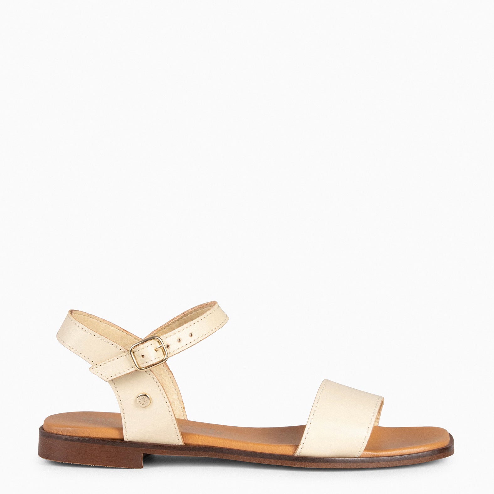 SANTORINI - BEIGE Flat Sandals