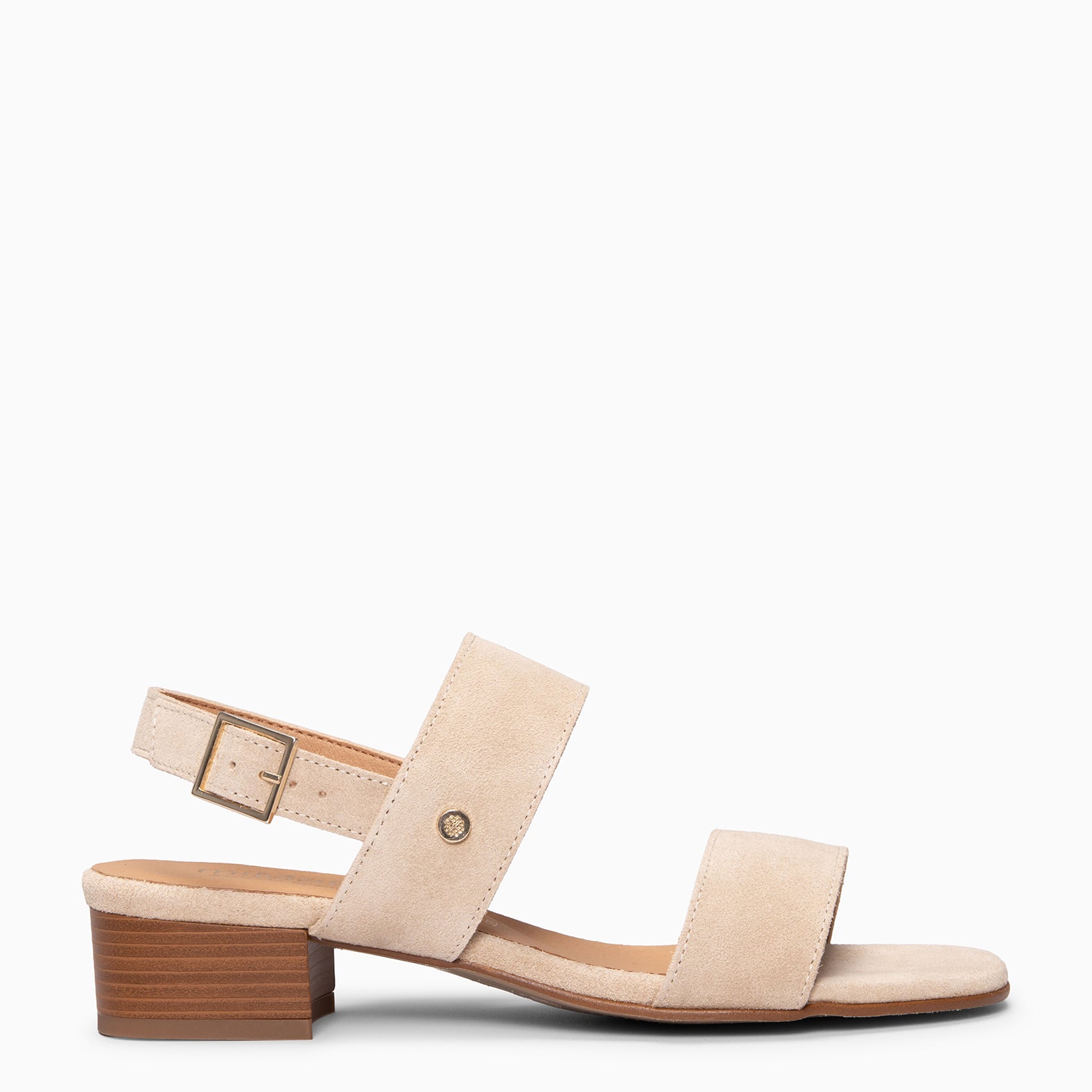 SIA - Sandalias de tacón ancho BEIGE