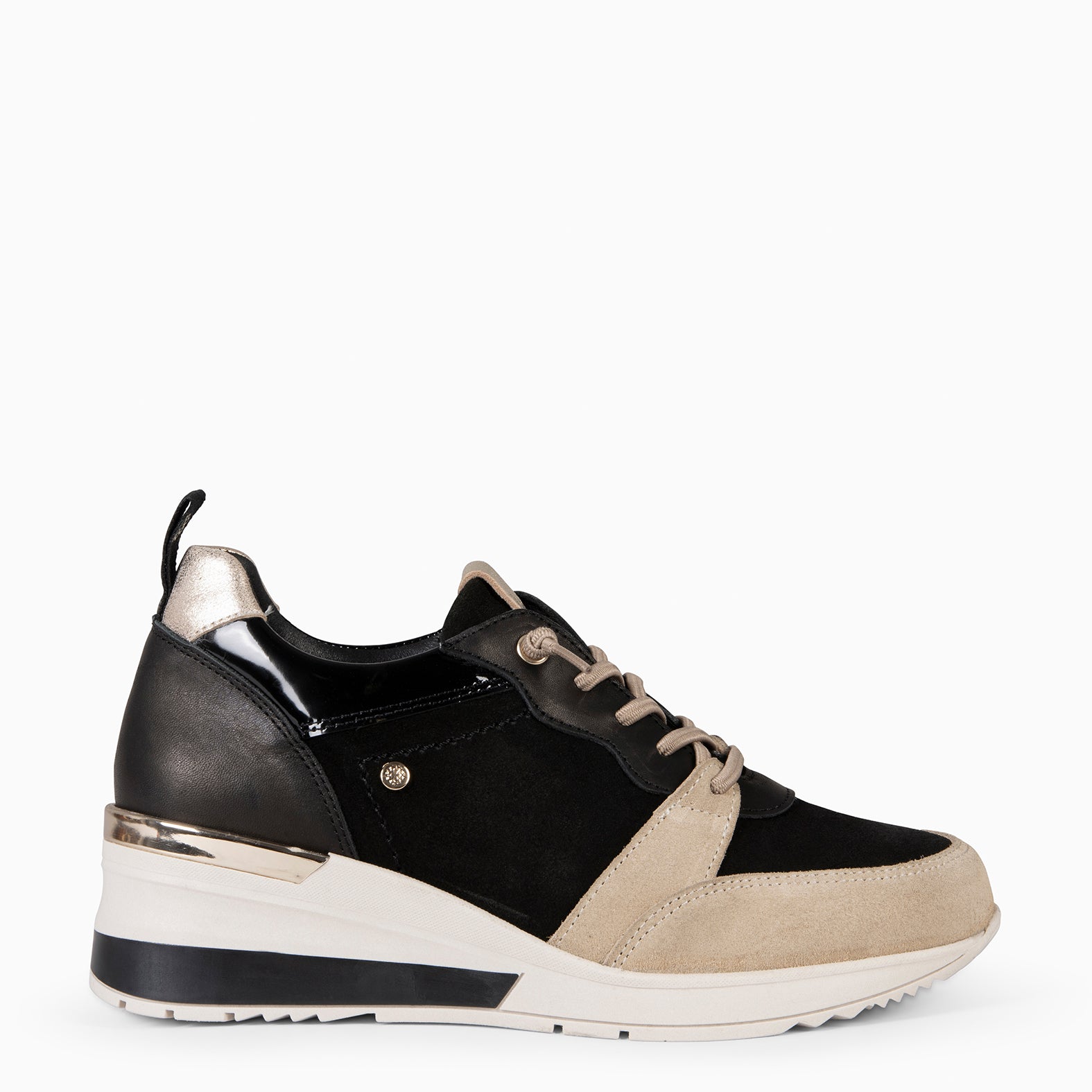 ALBI – Zapatillas deportivas BEIGE NEGRO